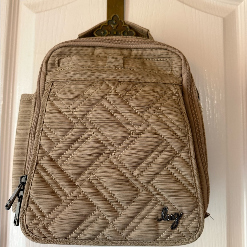 E10 Lug Quilted Tan Bag